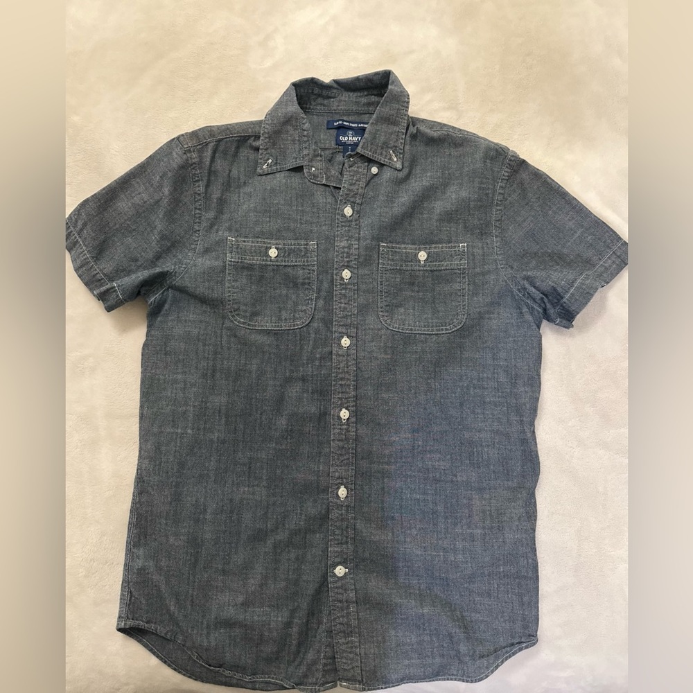 Men’s Denim Button Up